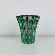Vase art déco Pierre D'Avesn décor à l'argent par atelier Saint Graal