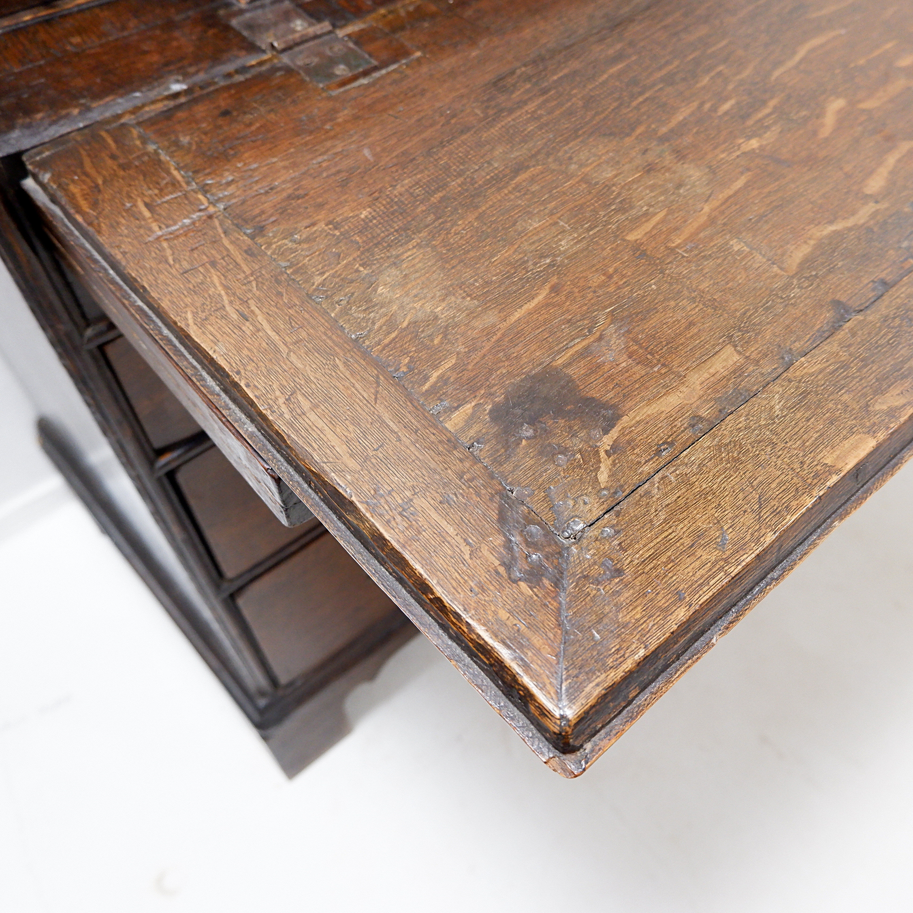 Antique English secretary desk, 18th century