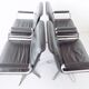 Wilkhahn Delta 2000 set of 4 black leather dining chairs by Delta Design