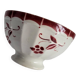 Antique faceted earthenware bowl, Digoin Badonviller