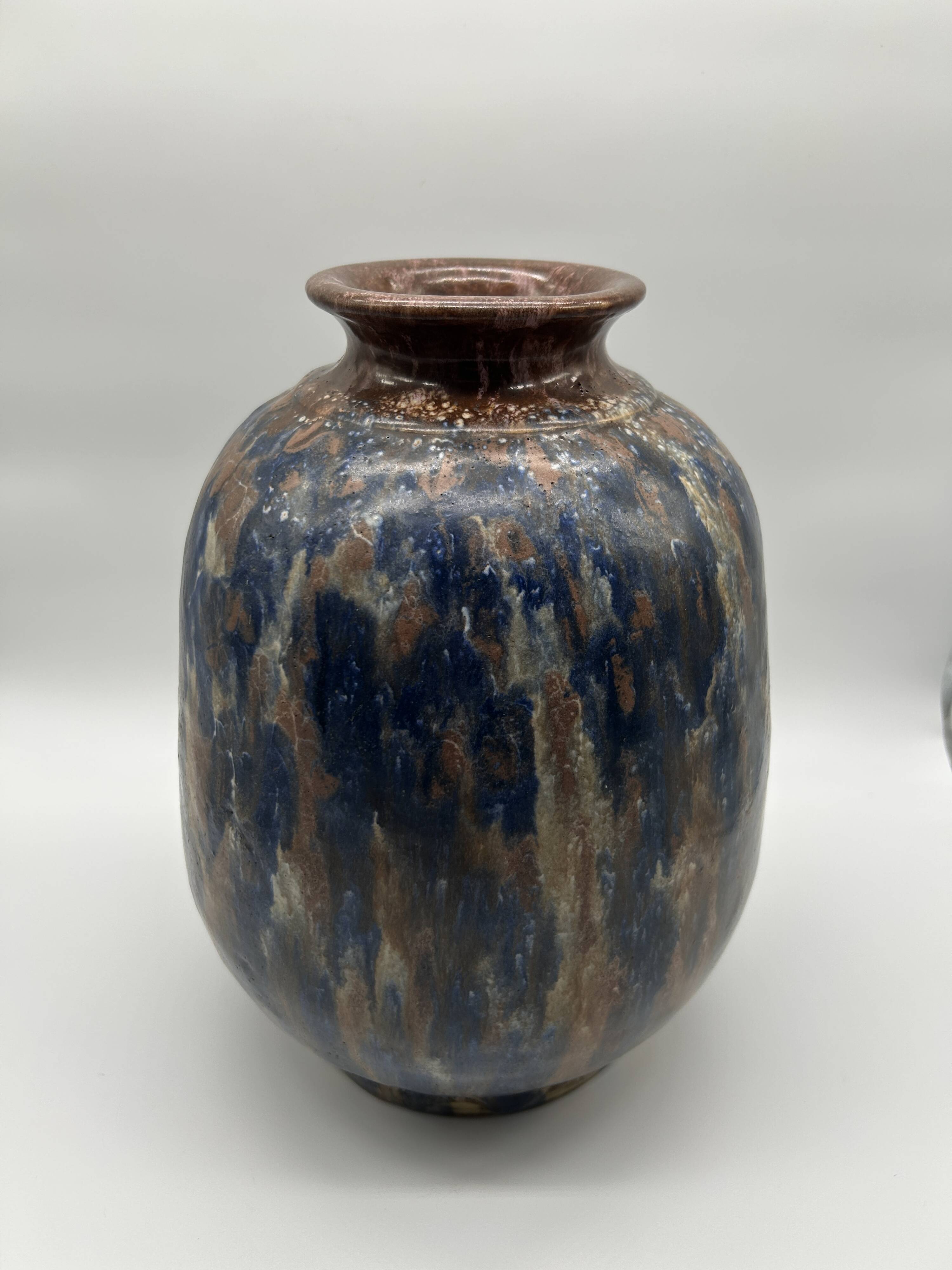 ART DECO vase in Bouffioulx stoneware