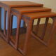 Set of mid century Danish teak nesting tables by GR Gelsted, 1960s