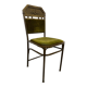 Art Nouveau chair in brass