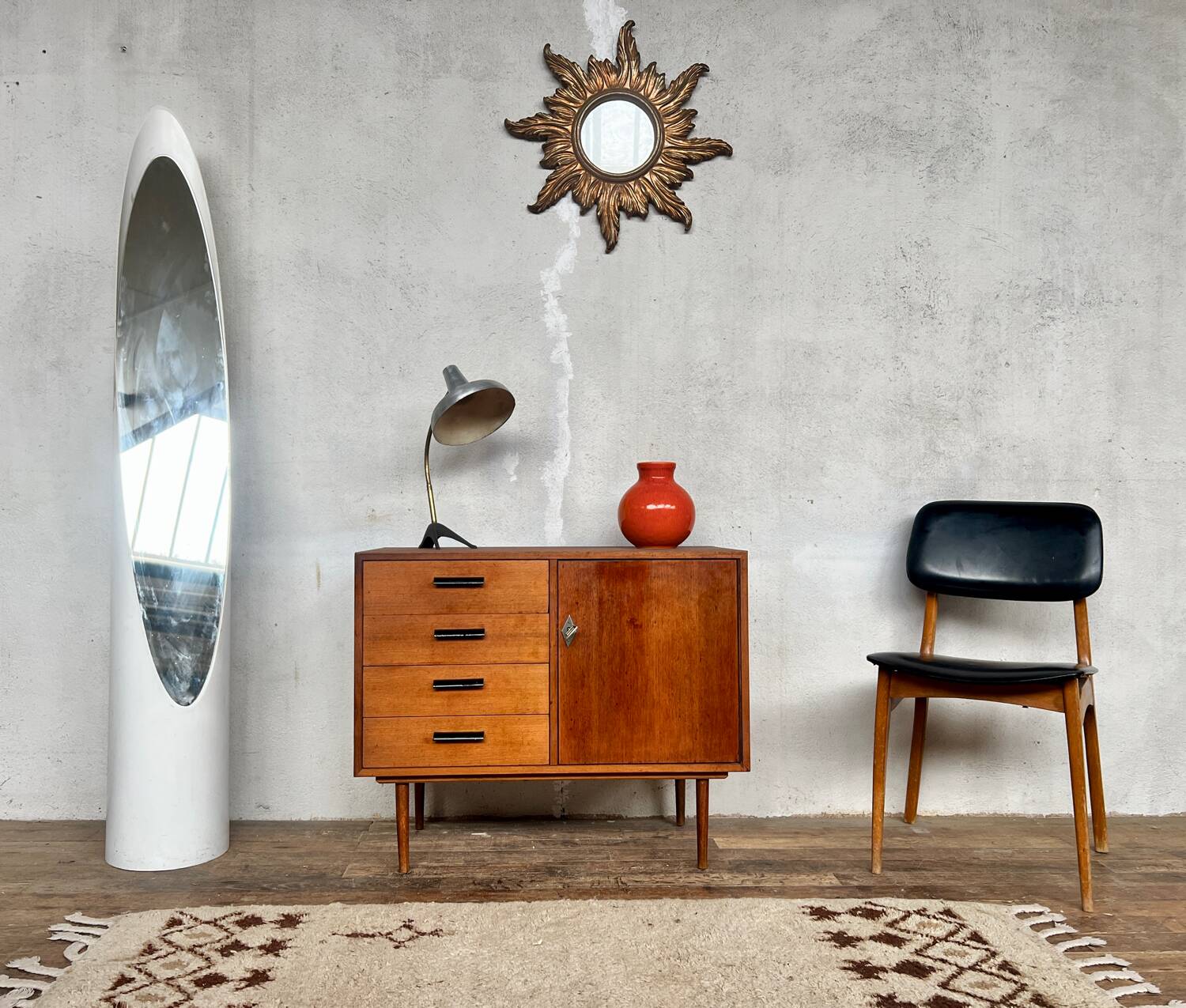 Enfilade scandinave meuble tv vintage