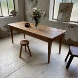 Farm table pine and walnut 2m