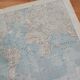 Old geographical map seas currents isobars isotherms Larousse