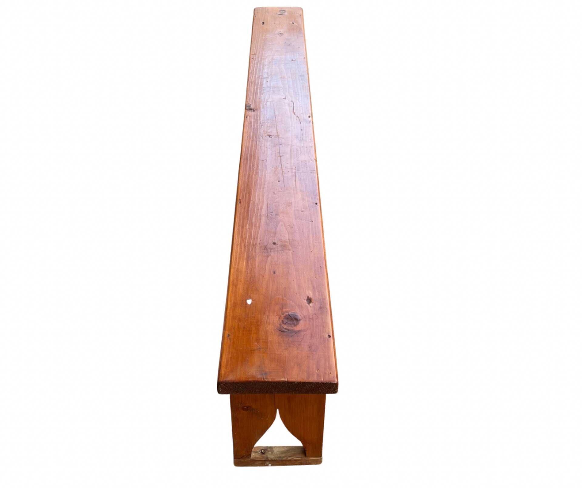 2 solid wood benches - farmhouse benches