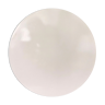 Extra large italian minimalist opaline white acrylic pill flush mount ceiling light fixture lamp by