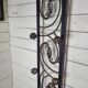 Art deco wrought iron coat rack from the 1930s