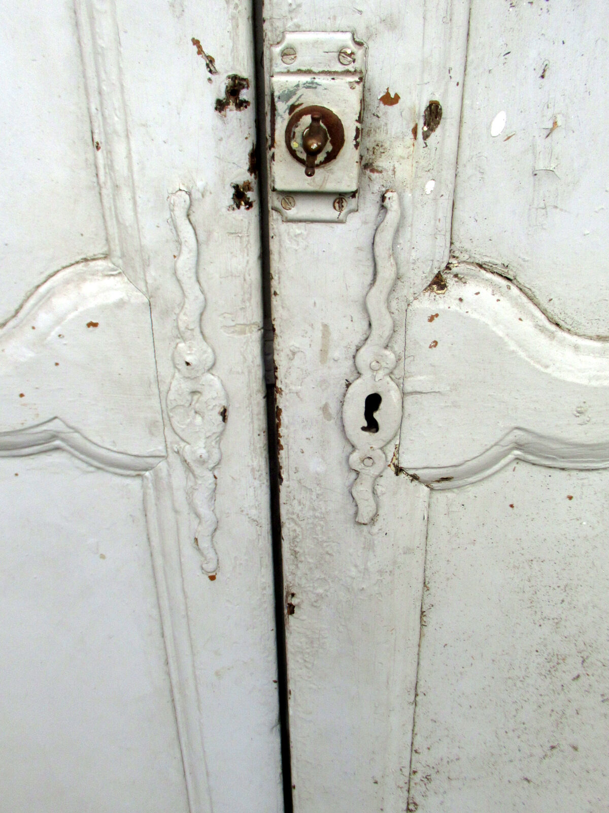 Paire de portes xviiième, de façade murale en chêne