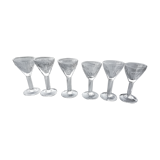 Verres à liqueur
