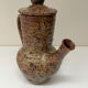 Large pyrite stoneware coffee pot, workshop work, 1970.