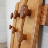 Pine wall coat rack