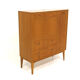 Secrétaire scandinave en orme, Suède, 1940