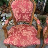 Pair of pink armchairs