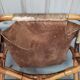 Pair of armchairs bamboo leather skin rohé noordwolde