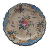 Assiette décorative très ancienne - signée italie n