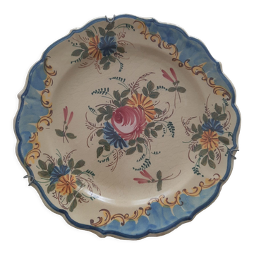 Assiette décorative très ancienne - signée italie n