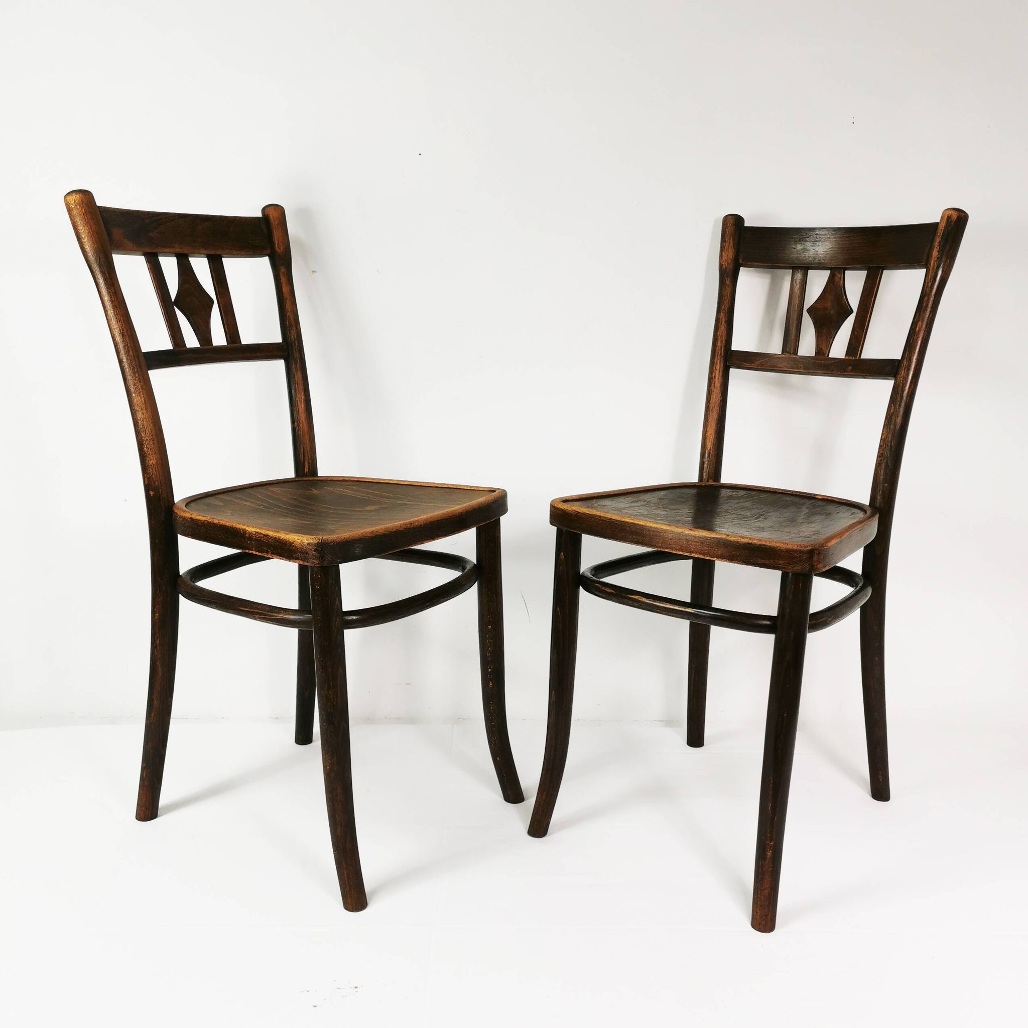 Paire de chaises Art Déco en bois, Thonet, Allemagne, années 1930.