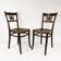 Pair of wooden Art Deco chairs, Thonet, Germany, 1930s.