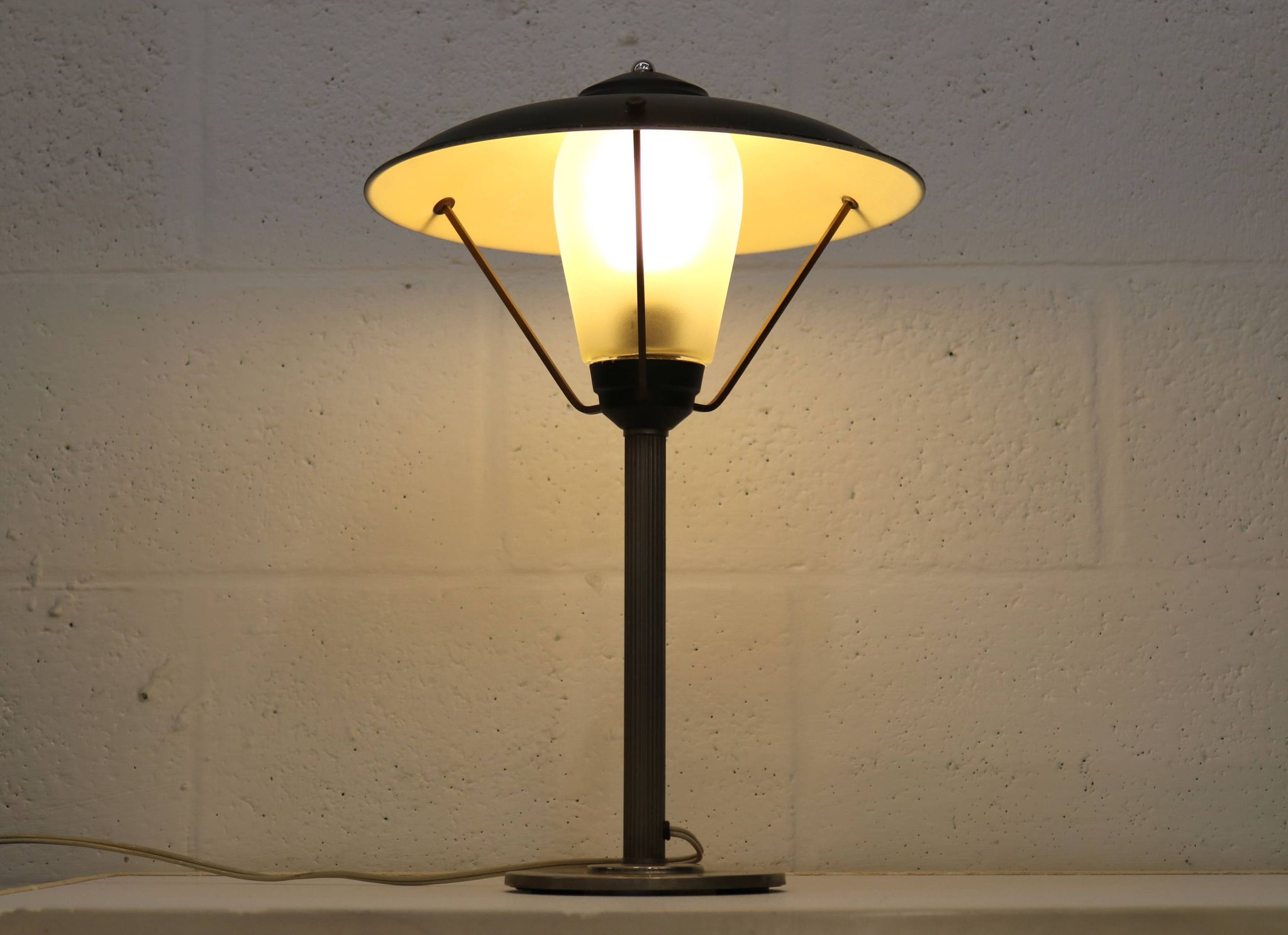 A striking modernist table lamp dating from the 1950s.