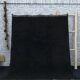 Black Berber wool rug 200cmx300cm