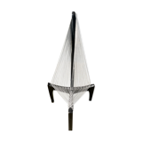 Harp style armchair