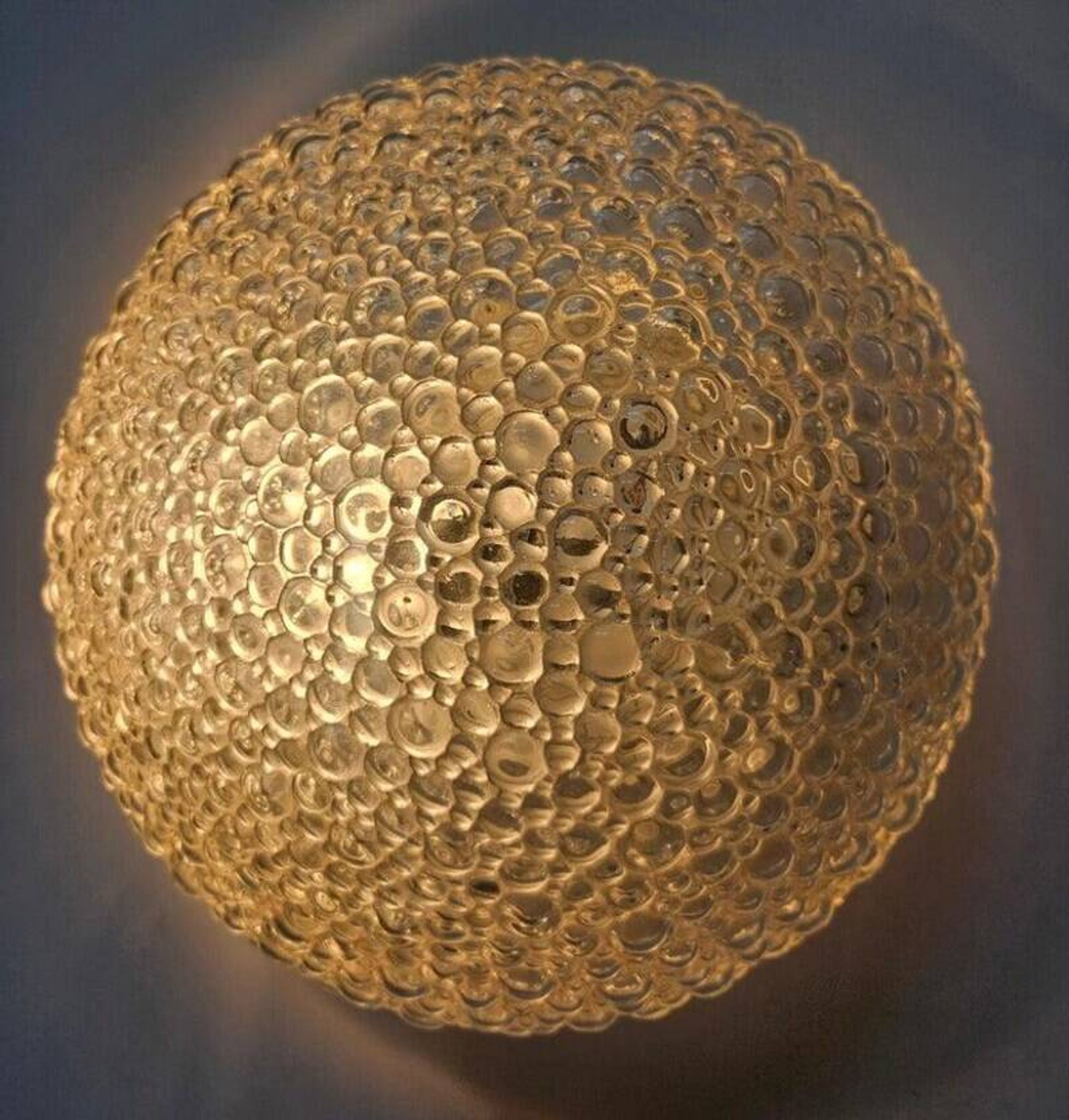 Rare plafonnier à bulles Limburg, Allemagne, années 1970