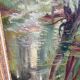 Large oil on canvas signed Reine Cimière - Salon de Paris 1964