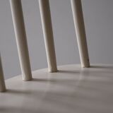 Scandinavian vintage white chairs