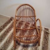 Scandinavian rattan chair