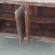 Old wooden sideboard with 4 doors