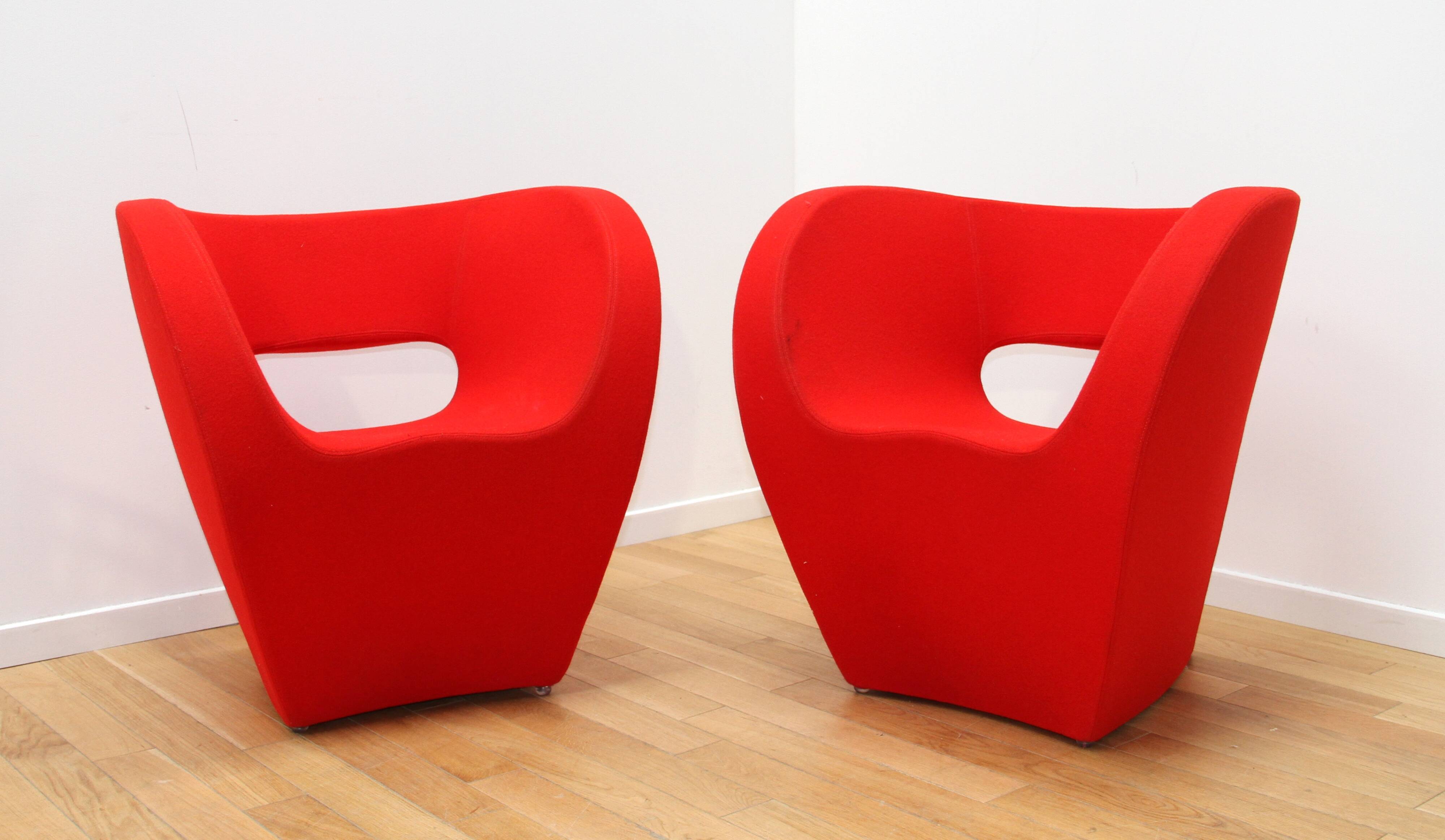 Paire de fauteuils Little Albert, Moroso