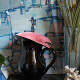 Bicolor pitcher of the Norman Potteries of Louviers 50s