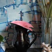 Bicolor pitcher of the Norman Potteries of Louviers 50s