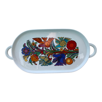 Porcelain vitro dish, Acapulco model by Villeroy and Boch