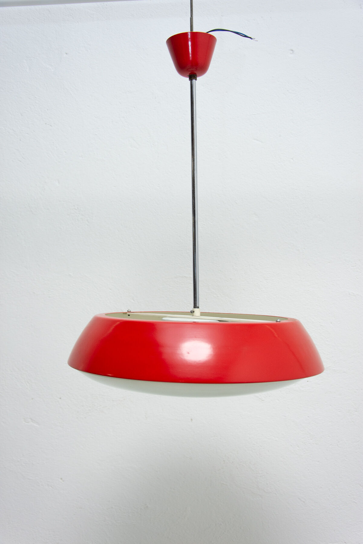 mid century space-age pendant lamp by josef hurka, czechoslovakia, 1960´s