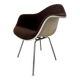 Old Charles and Ray Eames Vitra design armchair from the 70s fiberglass armchair fabric