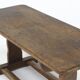 Table basse de ferme rustique antique en chêne