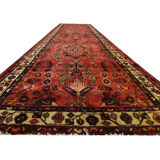 Tapis traditionnel persan vintage Long tapis en laine tissée à la main 110x350cm