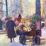 Parisian florist signed Landauer