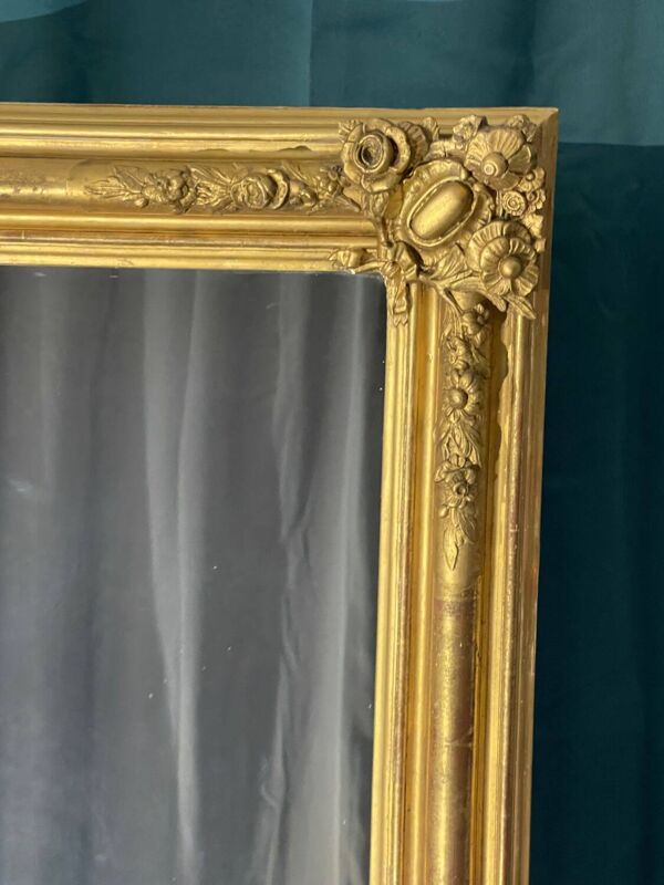 Grand miroir ancien XIXè haut 177 x 104,5 cm très bon état