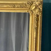 Large old 19th century mirror high 177 x 104.5 cm very good condition