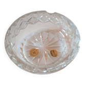 Cendrier en cristal de Bohême vintage