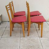 4 vintage Scandinavian chairs