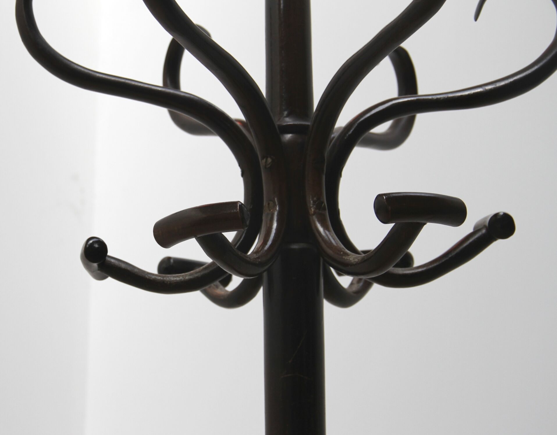 Vintage wood coat rack