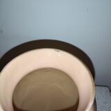 Art-Nouveau enamelled marble glass vase