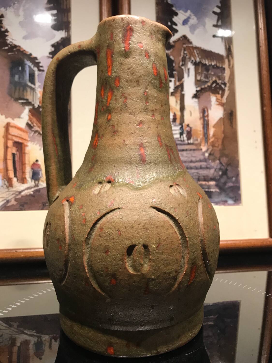 Art brut pitcher Campo Piano Orezza