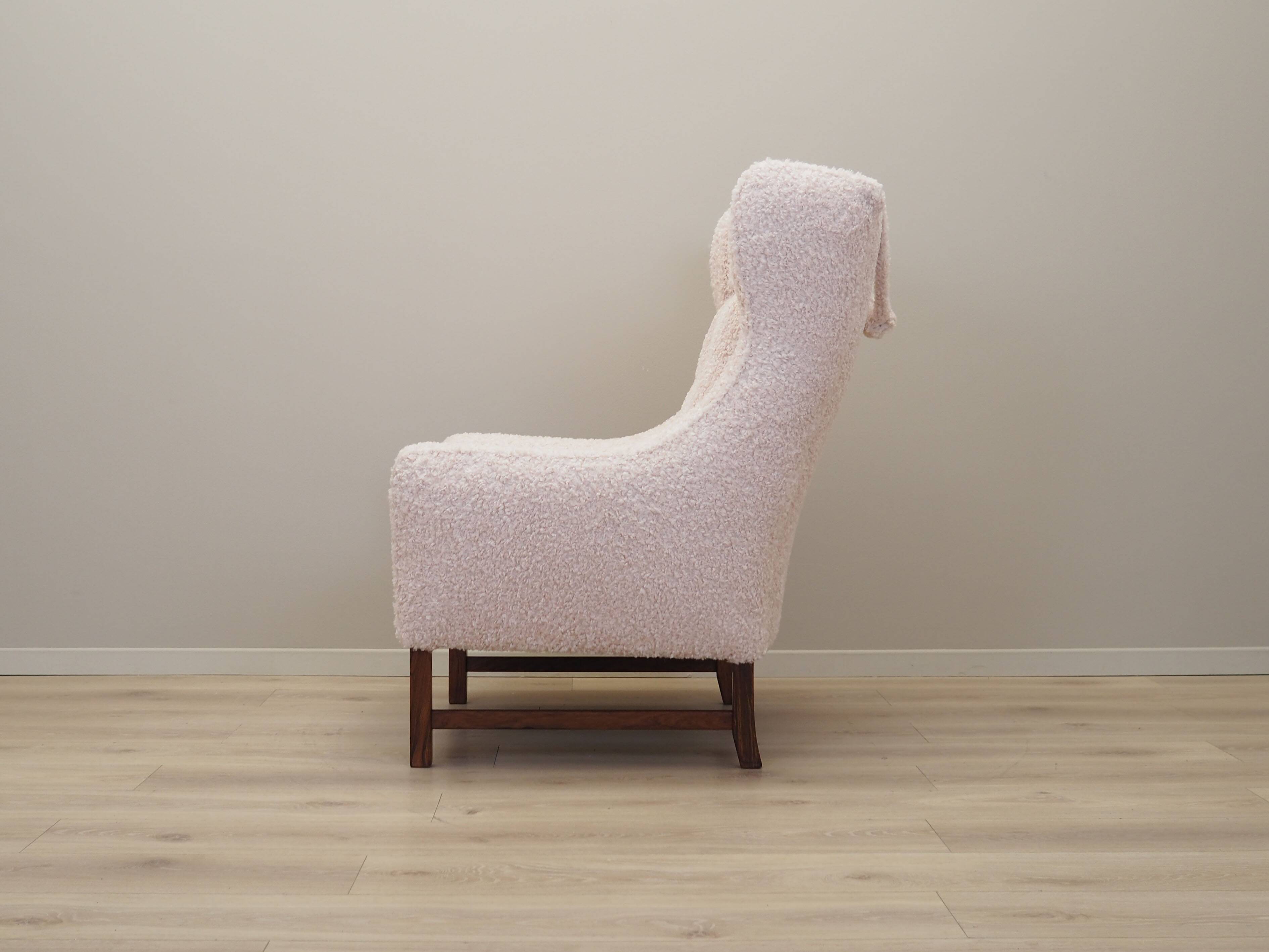 Rosewood armchair, Danish design, 1970s, manufacture: Skippers