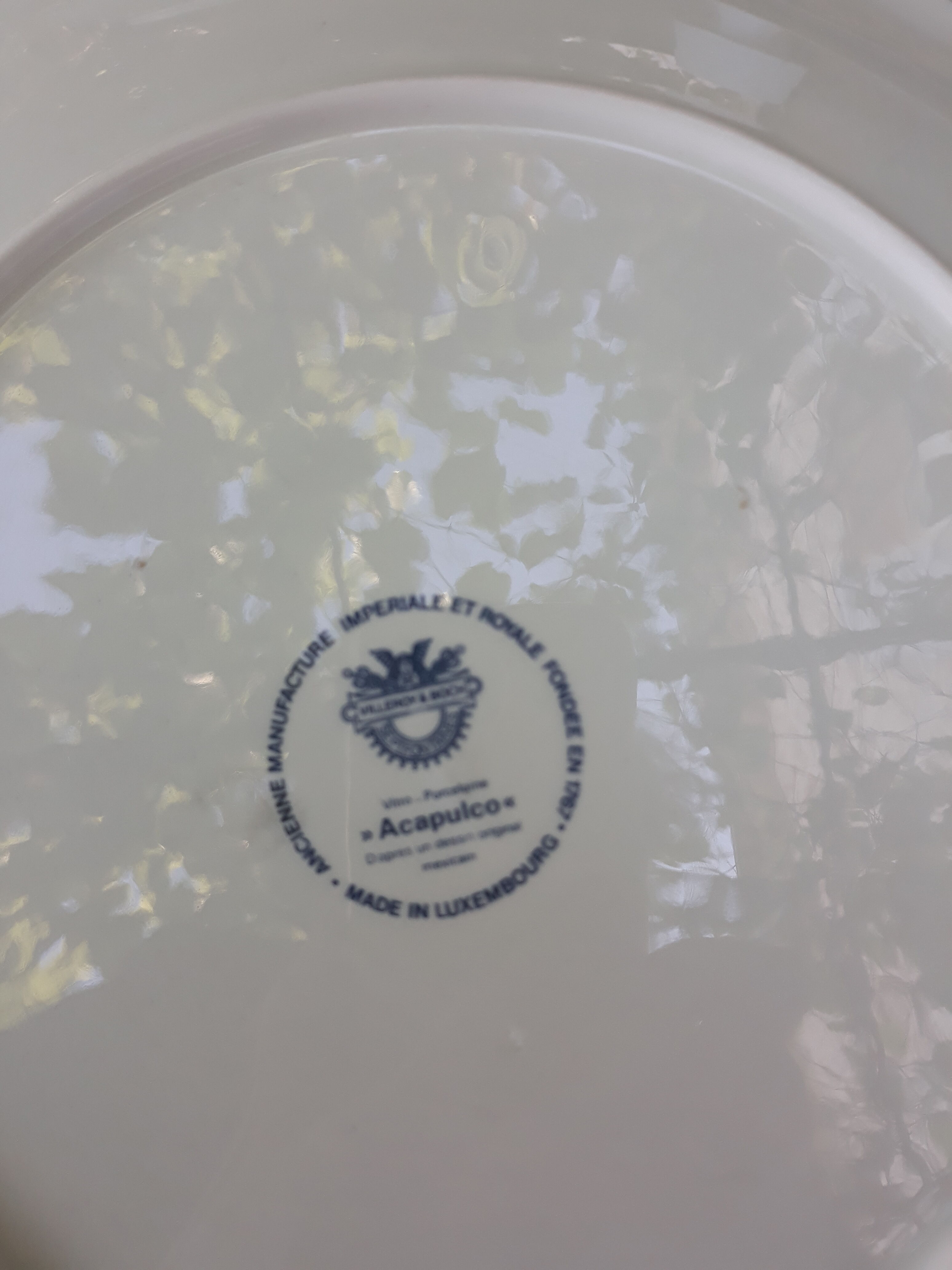 Lot of 6 plates Acapulco Villeroy - Boch